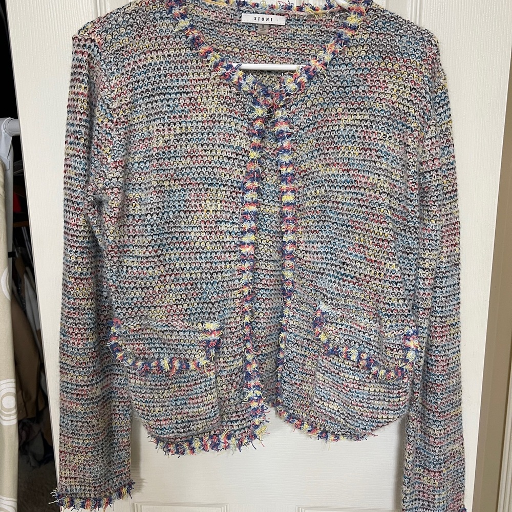 Colorful Tweed Jacket